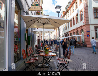 Einen sonnigen Tag in Heidelberg, im Südwesten von Deutschland Europa EU Stockfoto