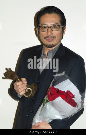 Hiroyuki Sanada 11/06/2019 Hiroyuki Sanada das 5. jährliche Asiatische World Film Festival Snow Leopard herausragende filmische Leistung Preis am Arclight Kinos Culver City in Culver City, CA Foto von Izumi Hasegawa/HollywoodNewsWire.co Credit erhalten: Hollywood News Wire Inc./Alamy leben Nachrichten Stockfoto