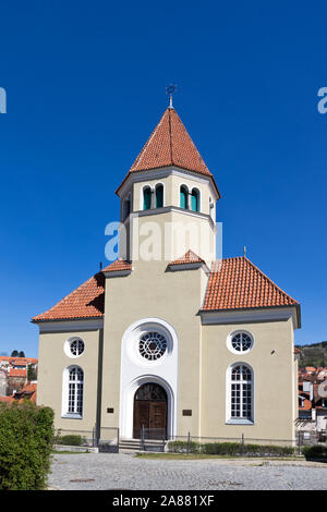 Synagoga, Český Krumlov (UNESCO), Jižní Čechy, Česká republika, Evropa/Synagoge, der Stadt Cesky Krumlov (UNESCO), Südböhmen, Tschechische Republik, Europa Stockfoto