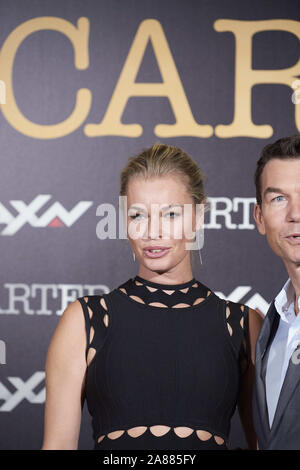 November 7, 2019, Madrid, Madrid, Spanien: Rebecca Romijn nimmt â € "Carterâ €™ AXN TV-Serie Fotoauftrag bei URSO Hotel am 7. November 2019 in Madrid, Spanien (Bild: © Jack Abuin/ZUMA Draht) Stockfoto