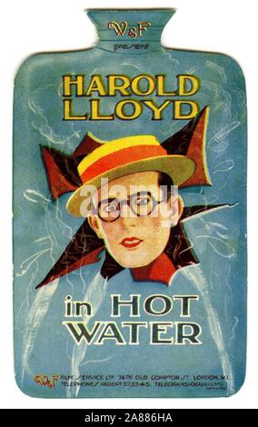HAROLD LLOYD in heißem Wasser 1924 Verwaltungsrat Fred C. Newmeyer und Sam Taylor Silent Comedy Produzent der Harold Lloyd Corporation/Pathe Exchange/W&W Film Service Ltd (UK) Stockfoto