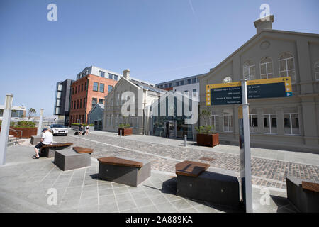 Im Titanic Hotel Titanic Quarter, Belfast, Nordirland Stockfoto