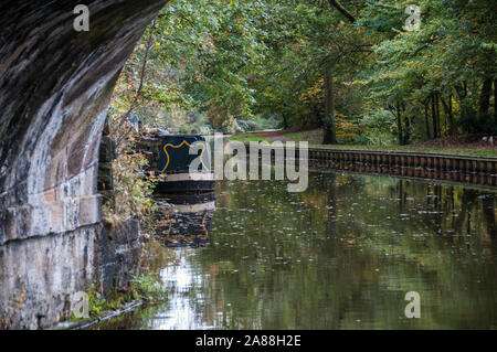 Um die UK-Lancashire - Leeds Liverpool Canal Stockfoto