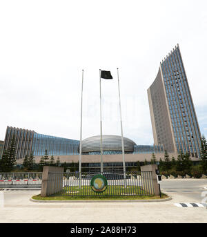 Sitz der Afrikanischen Union in Addis Abeba, Äthiopien. Stockfoto
