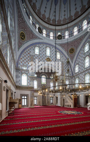 Innenraum, die großen Selimiye oder Selimiye Moschee, Uskudar Istanbul, Istanbul, Türkei Stockfoto