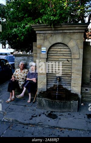 Brunnen in TRYAVNA - Balkan - Bulgarien Stockfoto