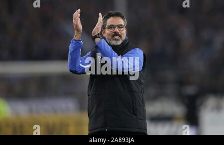 Bielefeld, Deutschland. 30 Okt, 2019. firo: 29.10.2019, Fußball, Fußball: DFB-Pokal, Saison 2019/2020, Arminia Bielefeld - FC Schalke 04 2:3 Geste, Jubel, David Wagner. | Verwendung der weltweiten Kredit: dpa/Alamy leben Nachrichten Stockfoto