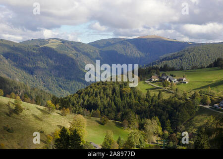 Blick vom Schauinsland, Feldberg, Schwarzwald, Deutschland Stockfoto
