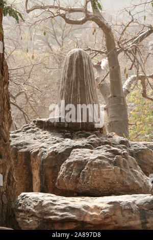 Der Dogon: Dorf der Tiogou (Bandiagara escarpment) Stockfoto