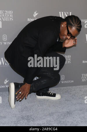 November 06, 2019 ASAP Rocky bei WSJ Magazin Innovatoren 2019 Auszeichnungen im Museum für Moderne Kunst in New York. November 06, 2019. Credit: RW/MediaPunch Stockfoto