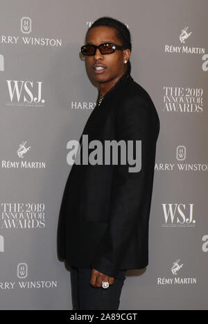 November 06, 2019 ASAP Rocky bei WSJ Magazin Innovatoren 2019 Auszeichnungen im Museum für Moderne Kunst in New York. November 06, 2019. Credit: RW/MediaPunch Stockfoto