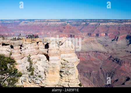 Grand Canyon Arizona mehrere Anzeigen von Punkten mit hoher Auflösung. Stockfoto