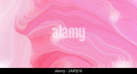 Abstrakte Konzept der gekrümmten Bewegungsgeschwindigkeit Linien mit Pastellfarben magenta Pastell pink und rosa Farben. gut als Hintergrund- oder Hintergrund Tapete. Stockfoto