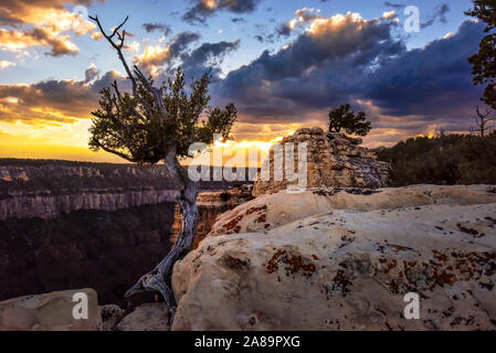 Der North Rim des Grand Canyon Landschaft Stockfoto