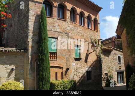 Peratallada, Spanien Stockfoto