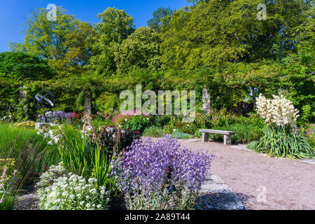 Park Almedalen in Visby, Gotland, Schweden. Stockfoto