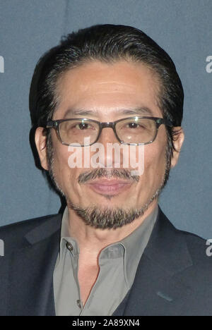 Culver City, USA. 07 Nov, 2019. Hiroyuki Sanada 11/06/2019 Hiroyuki Sanada das 5. jährliche Asiatische World Film Festival Snow Leopard herausragende filmische Leistung Preis am Arclight Kinos Culver City in Culver City, CA Credit: Cronos/Alamy Leben Nachrichten empfangen Stockfoto