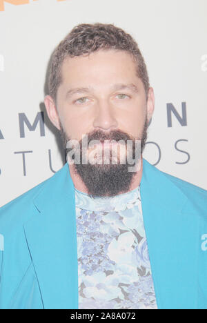 Los Angeles, USA. 05 Nov, 2019. Shia LaBeouf 11.05.2019 Die Los Angeles Premiere von "Honig Boy' am ArcLight Hollywood in Los Angeles, CA Credit: Cronos/Alamy leben Nachrichten Stockfoto