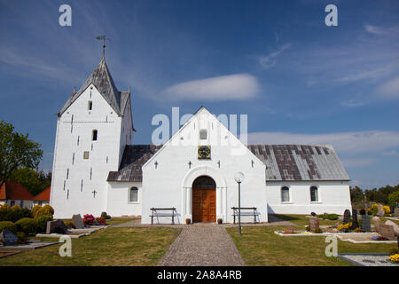 Sankt Clemens Kirche auf der Insel Romo entfernt Stockfoto