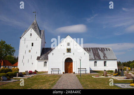 Sankt Clemens Kirche auf der Insel Romo entfernt Stockfoto