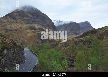 Drei Schwestern im Glen Coe Stockfoto