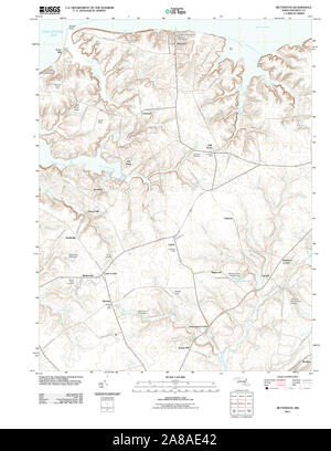 USGS TOPO Karte Maryland MD Betterton 20110913 TM Stockfoto