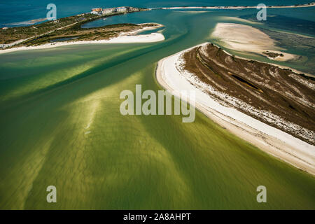 Caladesi und Flitterwochen Inseln Nationalparks, Florida. Südwesten Florida in der Nähe von Clearwater Beach, Golf von Mexiko Stockfoto