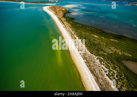 Caladesi und Flitterwochen Inseln Nationalparks, Florida. Südwesten Florida in der Nähe von Clearwater Beach, Golf von Mexiko Stockfoto