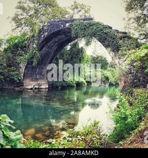 Fuli Brücke in Guangxi, China Stockfoto