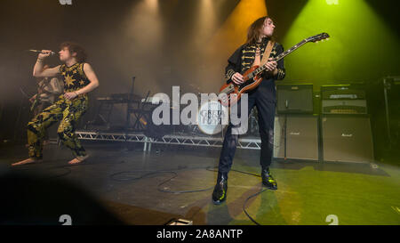 6. November 2019, Glasgow, UK. American Rock Band Greta Van Flotte bringen ihre Retro Rock Stil zu Glasgow's O2 Academy - Credit Stuart Westwood Stockfoto