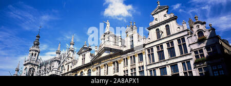 Low Angle View der Grote Markt, Brüssel, Belgien Stockfoto