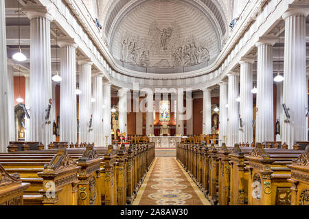 Innenraum der St Marys Pro Kathedrale in Dublin, Irland. Stockfoto