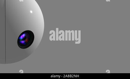 Die 3D-Darstellung der Sicherheit Kamera video Ausrüstung Stockfoto