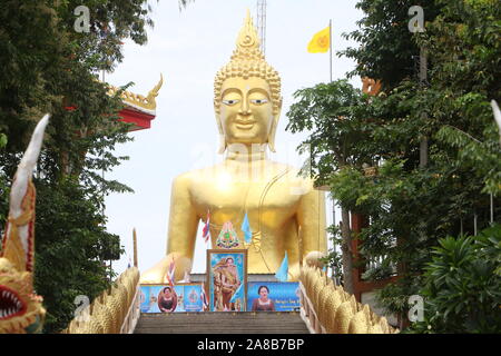 Wat Phra Yai Tempel Stockfoto