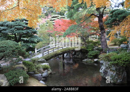 Japanischer Zen-Garten Stockfoto