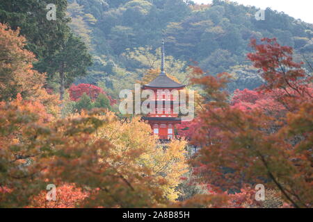 Kiyomizu-Dera Tempel Stockfoto