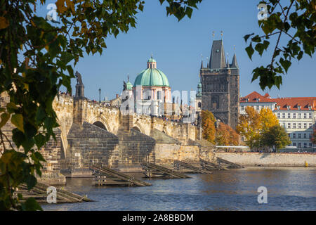 Prag - die Charles Braut aus West. Stockfoto