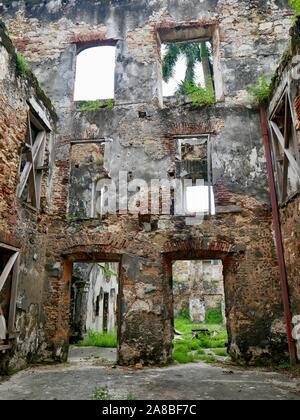 Gefunden eine Ruine in der Altstadt cask Viejo in Panama Stockfoto