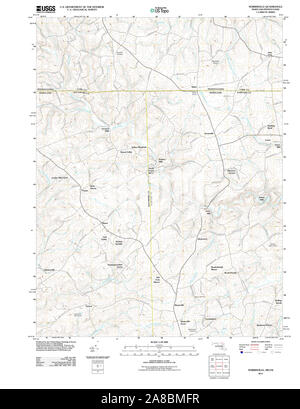 USGS TOPO Karte Maryland MD Norrisville 20110707 TM Stockfoto