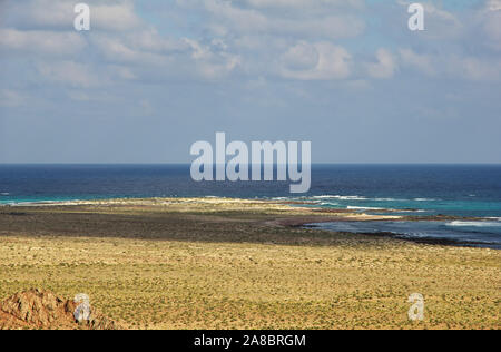 Die Küste des Indischen Ozeans, Sokotra Insel, Jemen Stockfoto