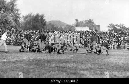 Historische College Football Games: Georgetown University gegen Carlisle Ca. 1912 Stockfoto