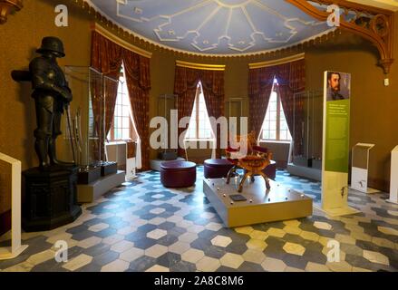 Rittersaal, Jagdschloss Granitz, Binz, Insel Rügen, Mecklenburg-Vorpommern, Deutschland Stockfoto