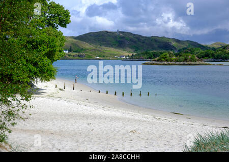 Morar Beach Mallaig Lochaber Inverness-shire Highlands Schottland Stockfoto