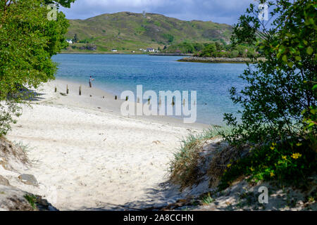 Morar Beach Mallaig Lochaber Inverness-shire Highlands Schottland Stockfoto