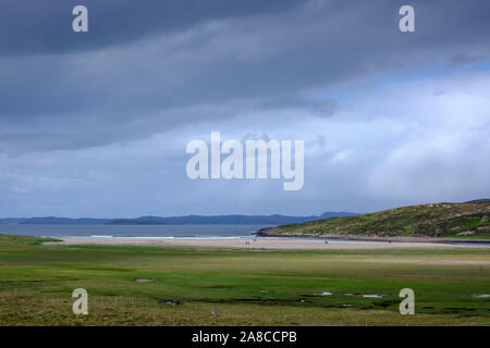 Coigach achnahaird Beach auf der Halbinsel Ross-shire Highlands Scotland Stockfoto