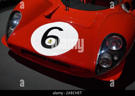 Mugello, 25. Oktober 2019: Historische Prototyp Ferrari 330 P4 1967 auf dem Display während Finali Mondiali Ferrari 2019 in Mugello Circuit Stockfoto