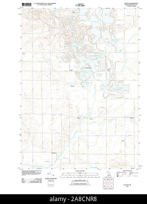 USGS TOPO Karte Michigan MI Altona 20111108 TM Stockfoto