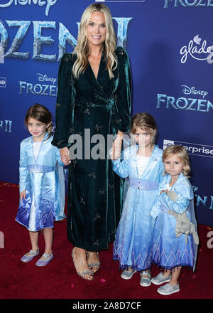 Hollywood, Vereinigte Staaten. 07 Nov, 2019. HOLLYWOOD, LOS ANGELES, Kalifornien, USA - 07. NOVEMBER: Molly Sims kommt bei der Weltpremiere von Disney's Frozen2' an die Dolby Theater am 7. November 2019 in Hollywood, Los Angeles, Kalifornien, USA. (Foto von Xavier Collin/Image Press Agency) Quelle: Bild Presse Agentur/Alamy leben Nachrichten Stockfoto