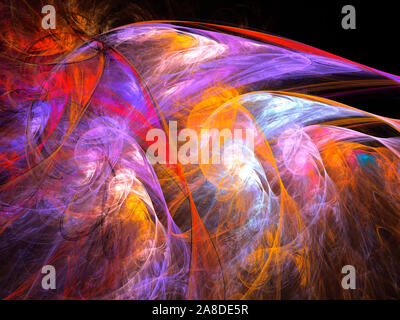 Dieses Bild wurde mit Hilfe von Fraktalen erzeugen und Grafik manipulation Software erstellt. Stockfoto