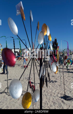 Volovent Kite Festival, organisiert von der Vereinigung in Turbulance Palavas-Les-Flots, Royal, Frankreich Stockfoto